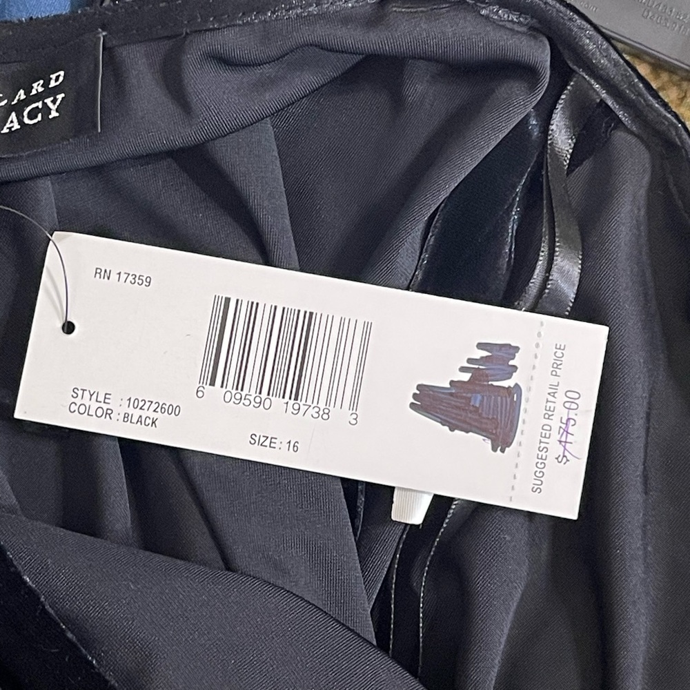 NWT- Linda Allard- Ellen Tracy black dress pants. Size 16 - Picture 5 of 5